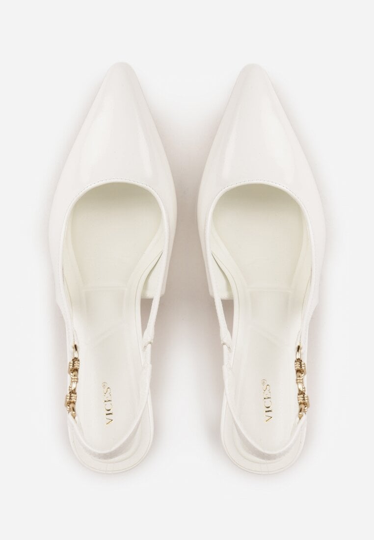 Pantofi stiletto Natera Albi