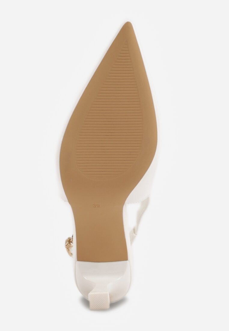 Pantofi stiletto Natera Albi