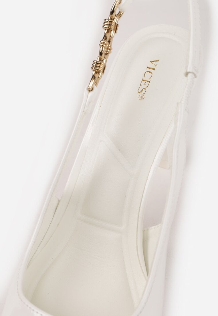 Pantofi stiletto Natera Albi