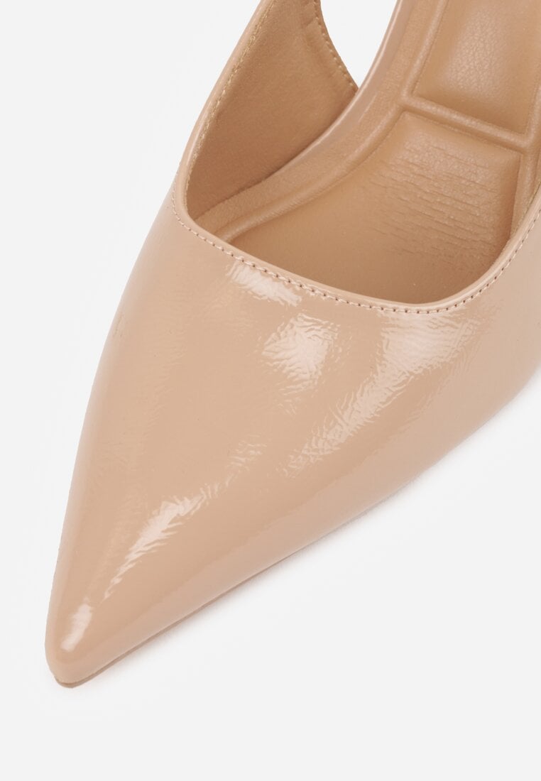 Pantofi stiletto Natera Bej închis
