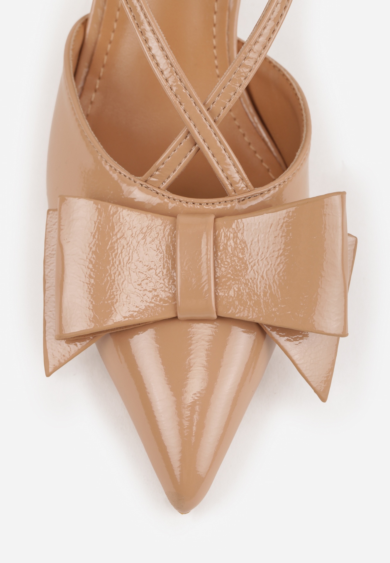 Pantofi stiletto Evithe Bej închis