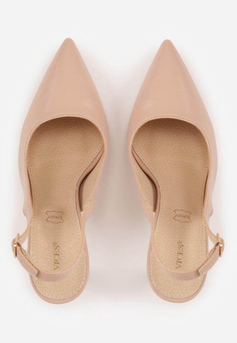 Pantofi stiletto Zoretta Bej