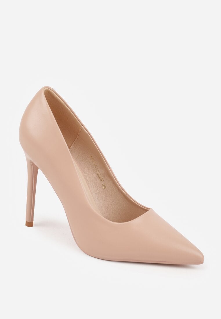 Pantofi stiletto Temilis Bej