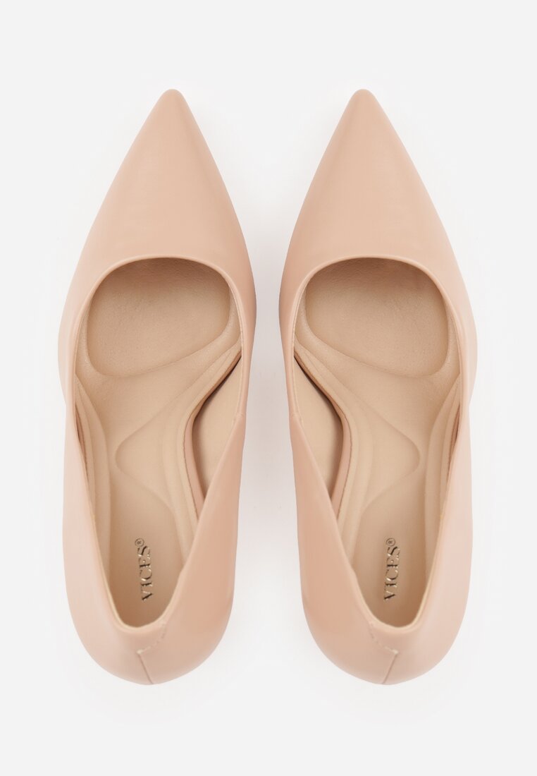 Pantofi stiletto Temilis Bej