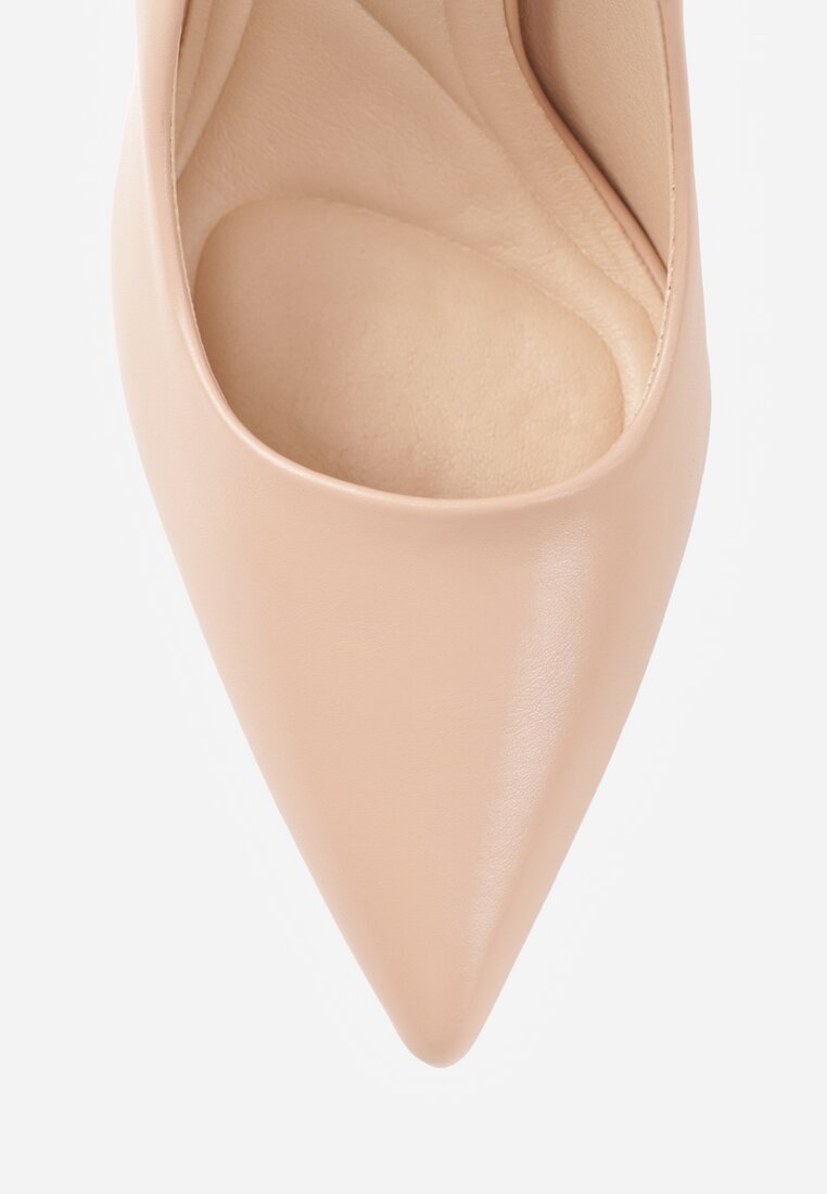 Pantofi stiletto Temilis Bej