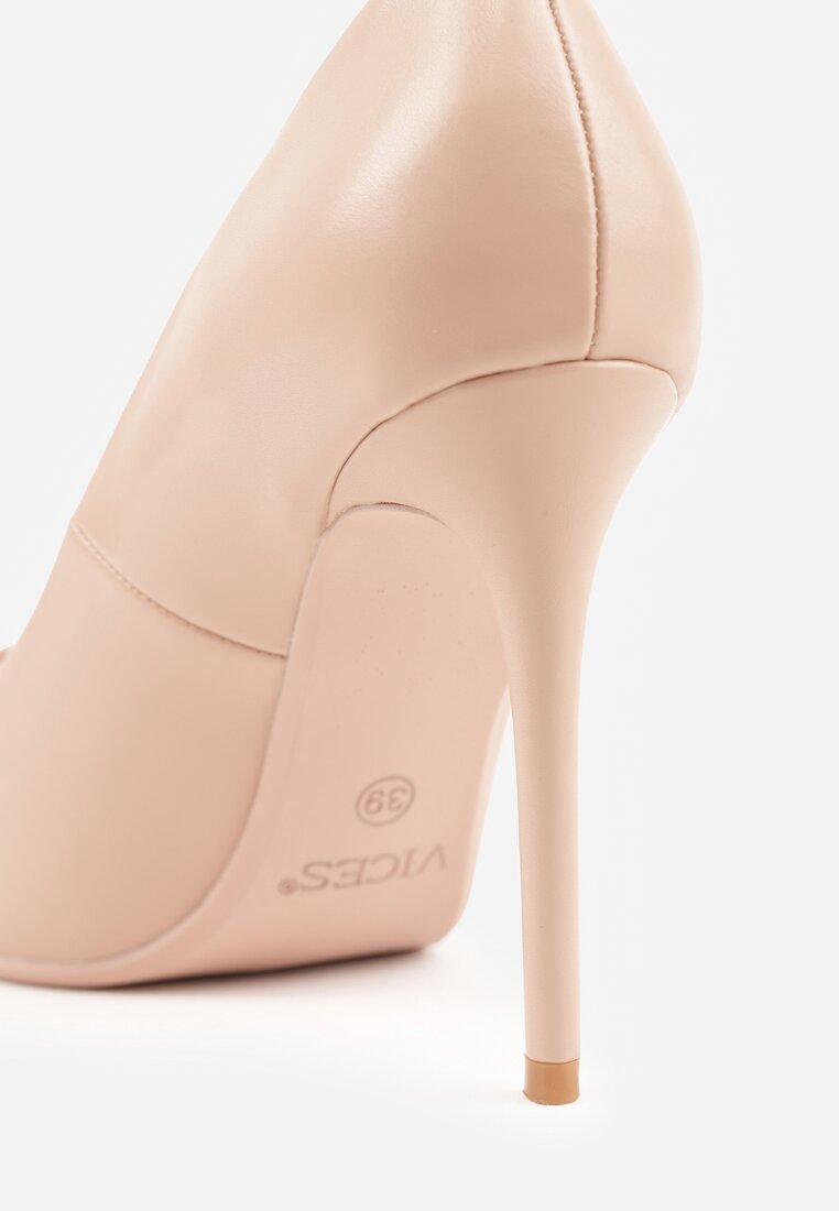 Pantofi stiletto Temilis Bej