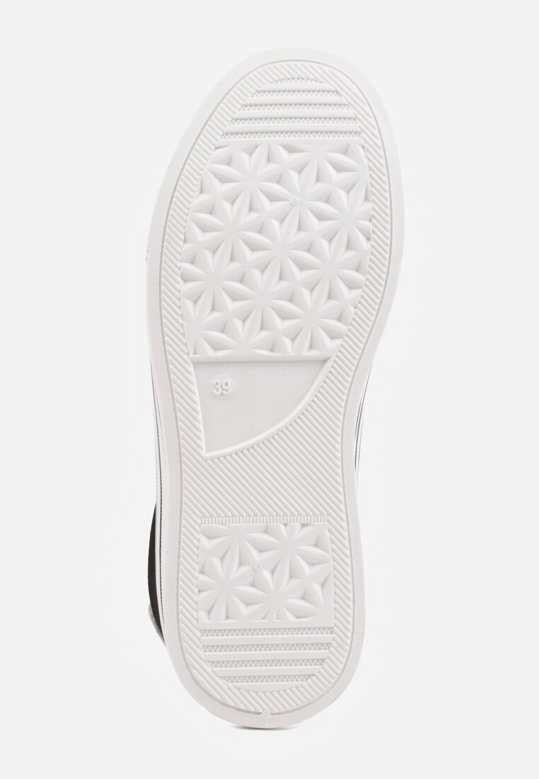 Czarne Trampki o Klasycznym Fasonie na Platformie Opheme