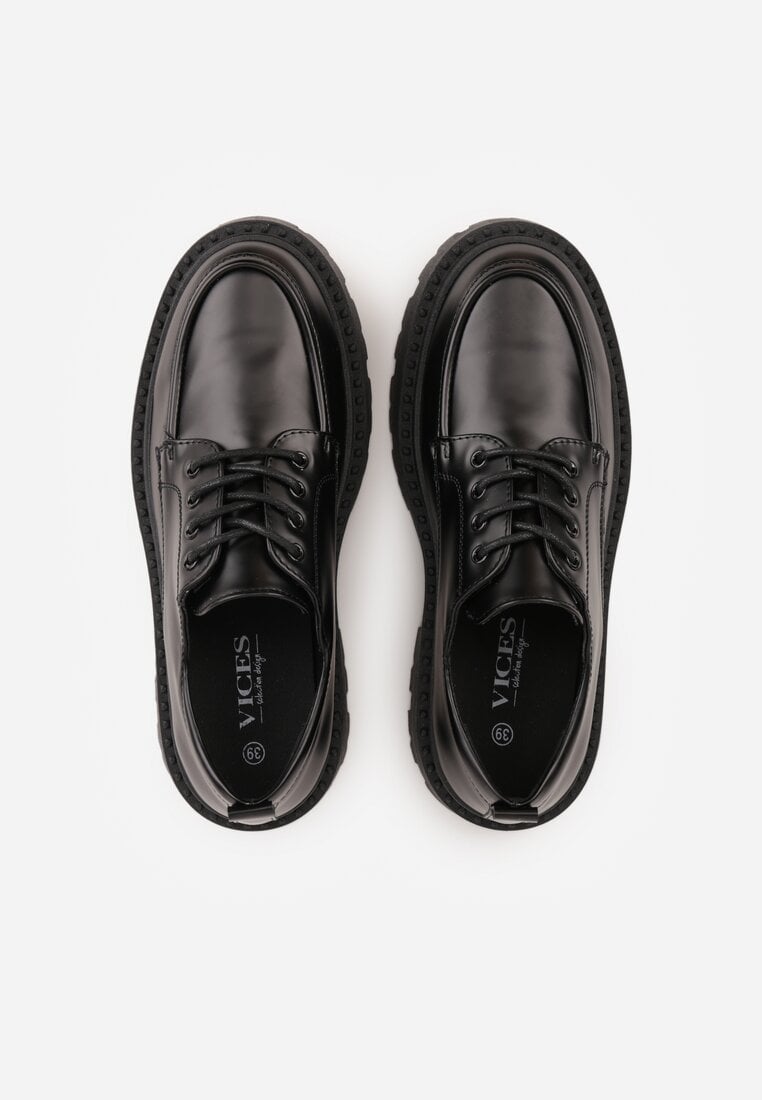 Czarne Półbuty VICES w Stylu Tech Gothic Ravithiel