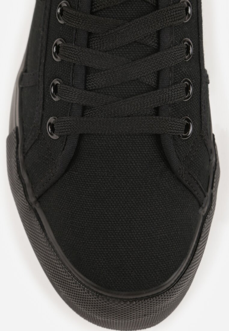 Czarne Basicowe Trampki VICES w Minimalistycznym Stylu Riosanne