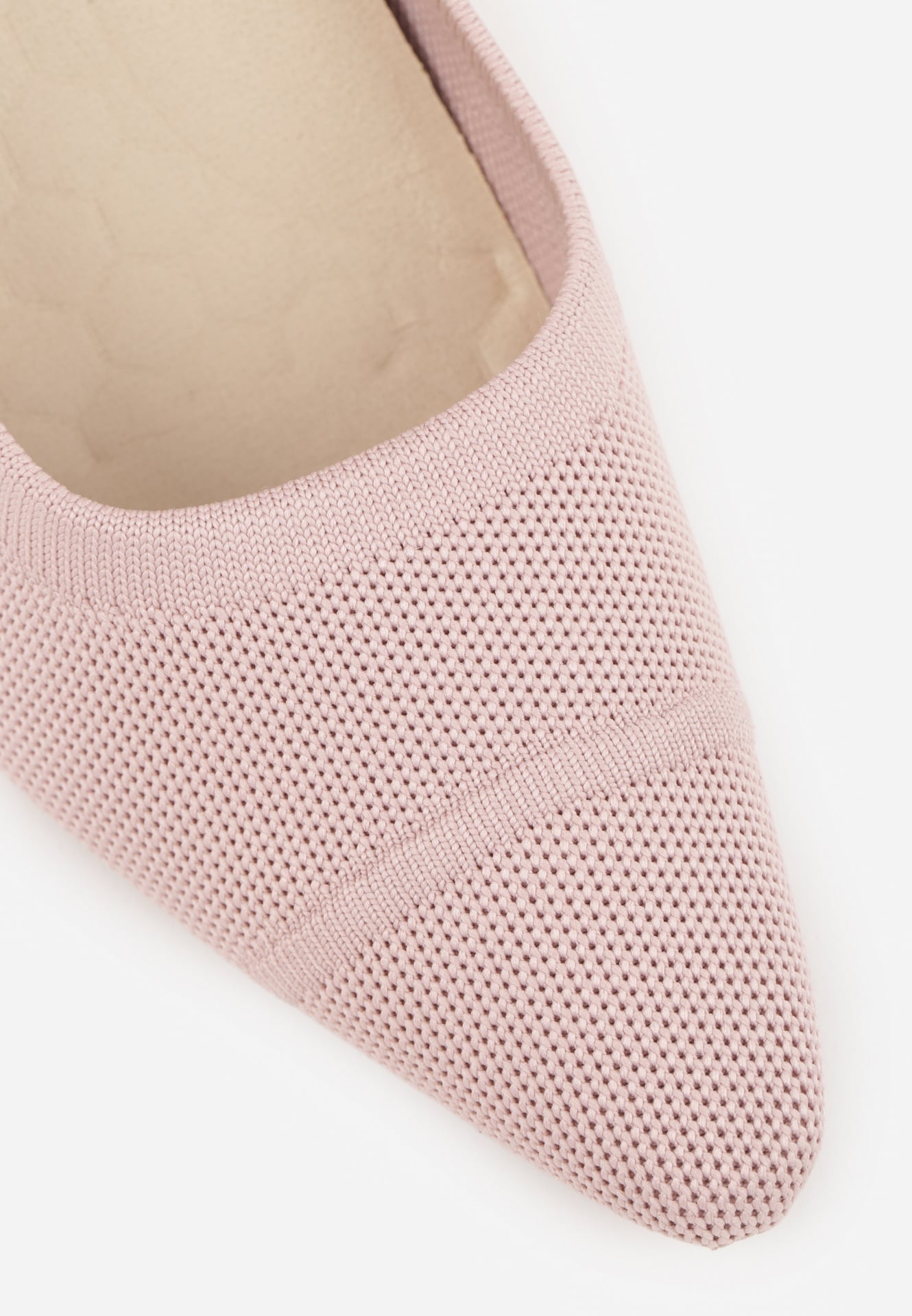 Różowe Strukturalne Czółenka VICES na Słupkowym Obcasie Abathise