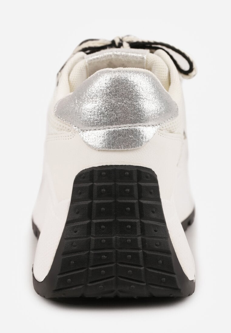 Białe Streetwearowe Sneakersy Chunky VICES na Platformie Ilnatea