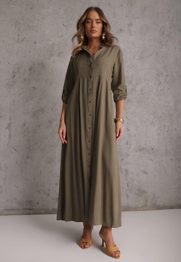 Rochie Verde închis Hillcrest