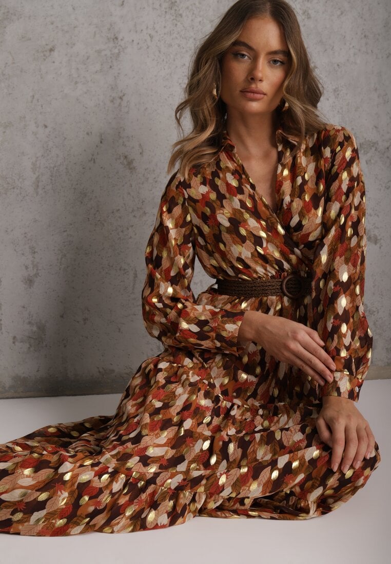 Rochie Maro Bancroft cu Imprimeu Strălucitor