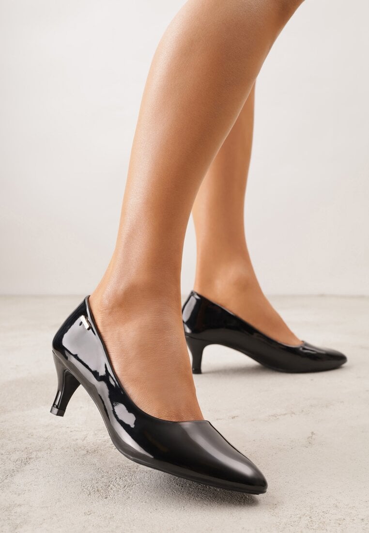 Pantofi cu toc Negre Leuconele