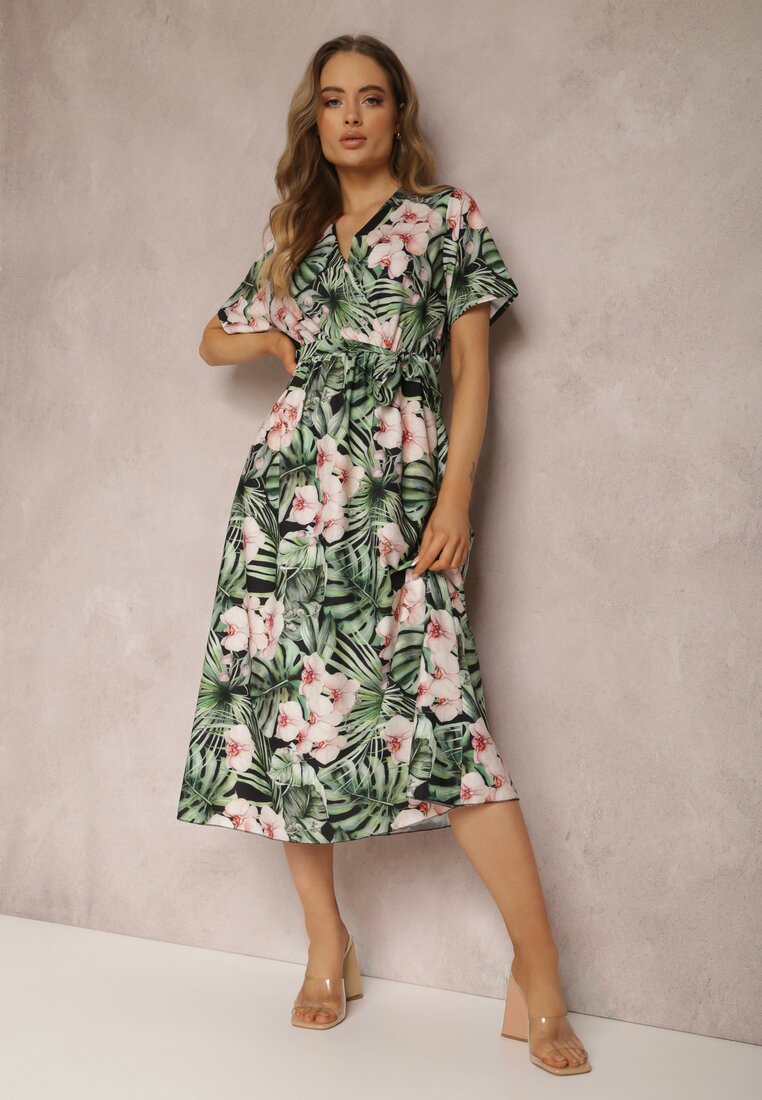 Rochie Negru-Verde Phrixephila
