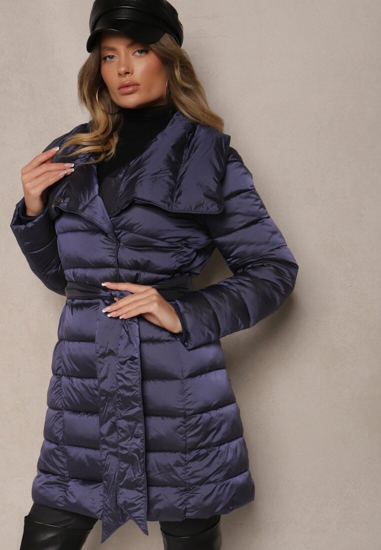 Geacă Bleumarin Matlasată Nikessa