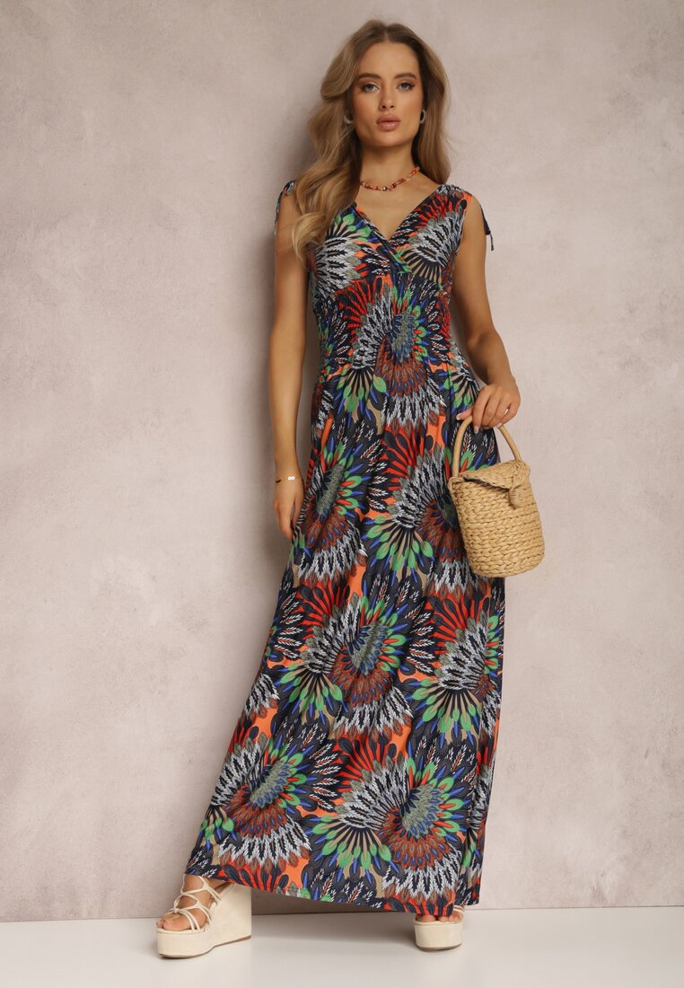 Rochie Bleumarin și Portocalie Phaedrina