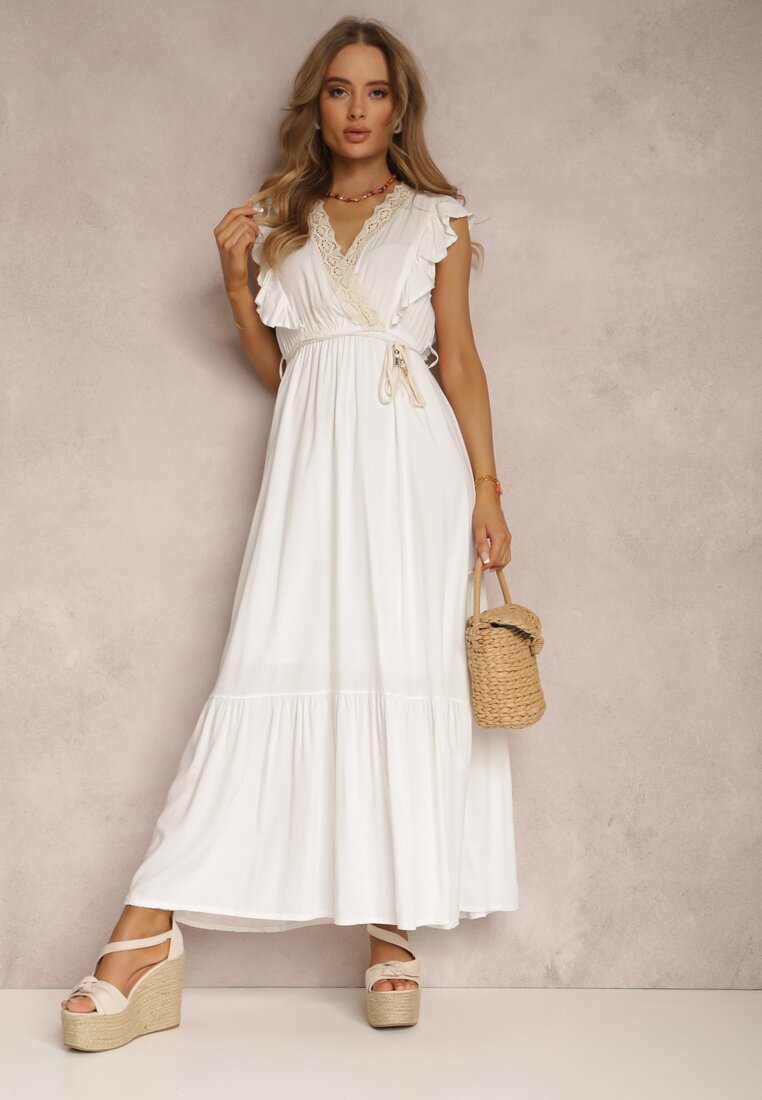 Rochie Albă Ampanie