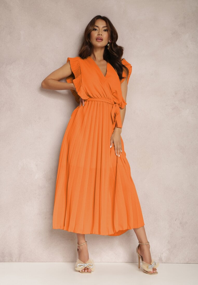 Rochie Portocalie Aereira