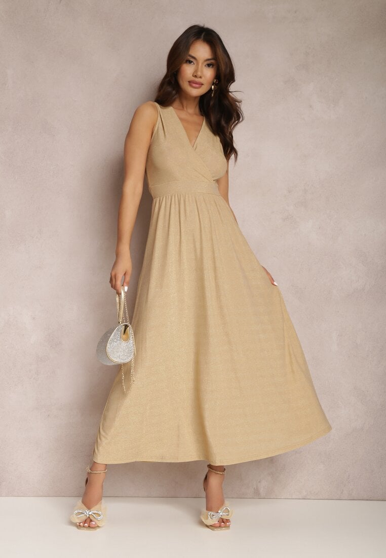 Rochie Bej-Aurie Sematea