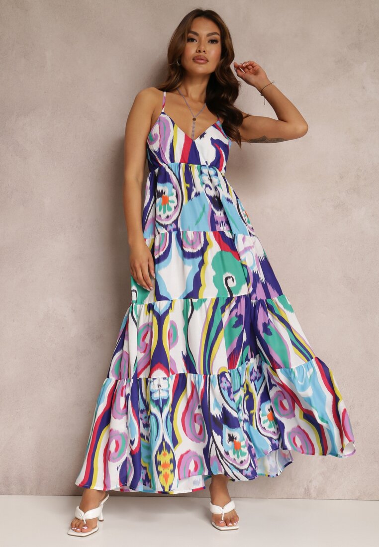 Rochie Bleumarin și Albă Cilomene