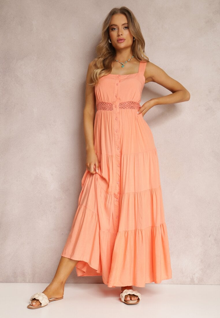 Rochie Portocalie Sinaya