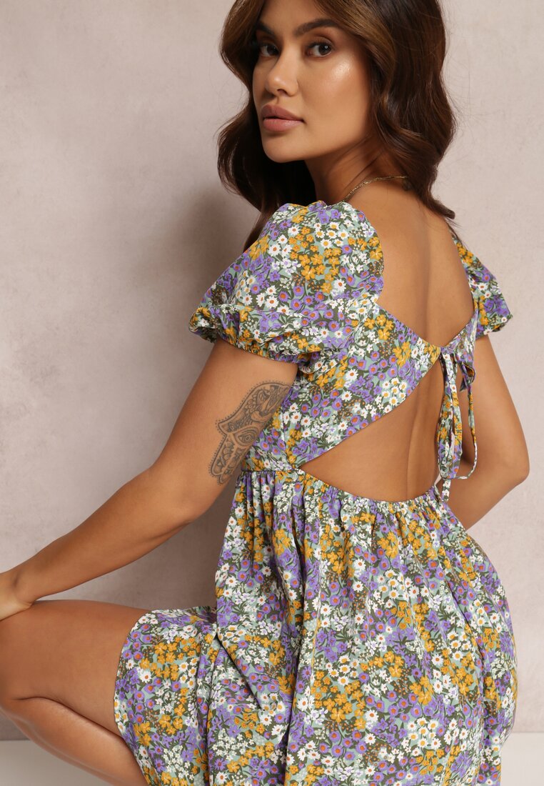Rochie Violet-Mentă Josmy