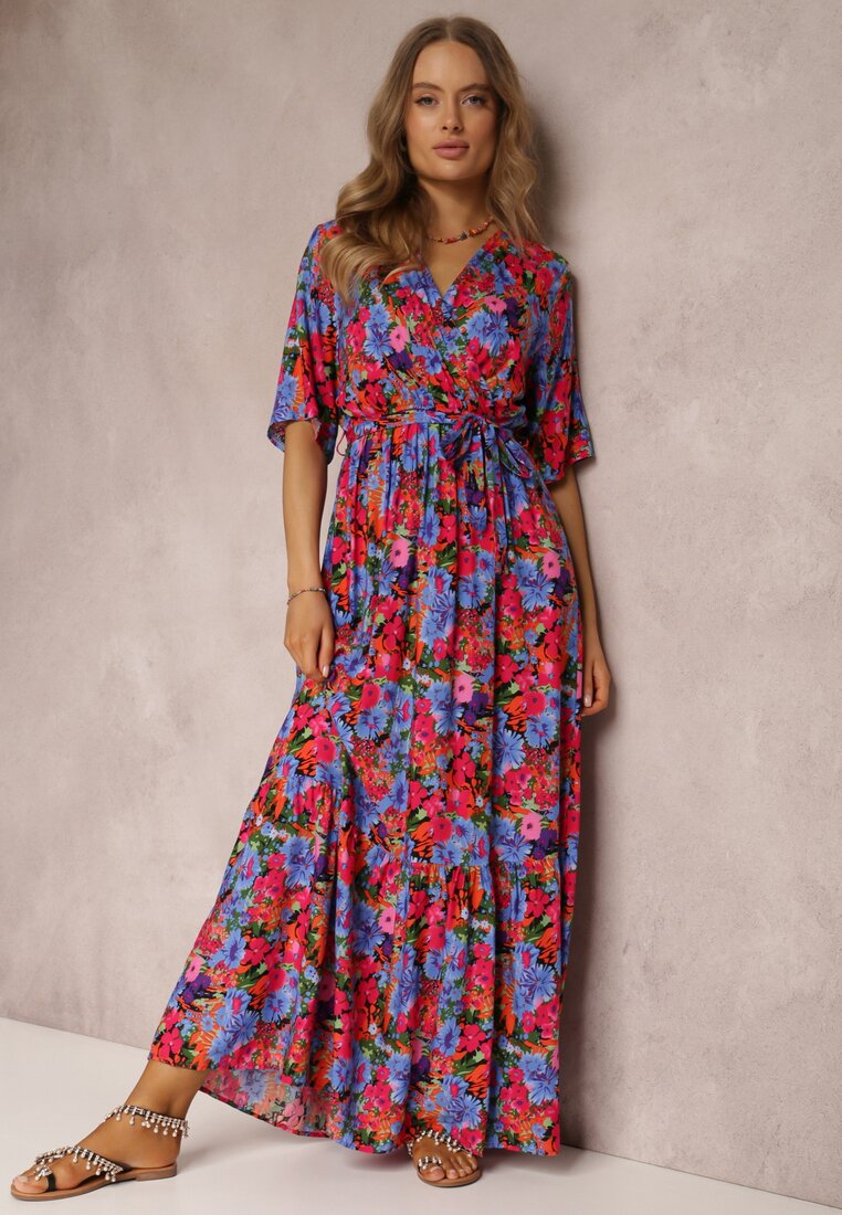 Rochie Fuksia din Viscoză Lylian