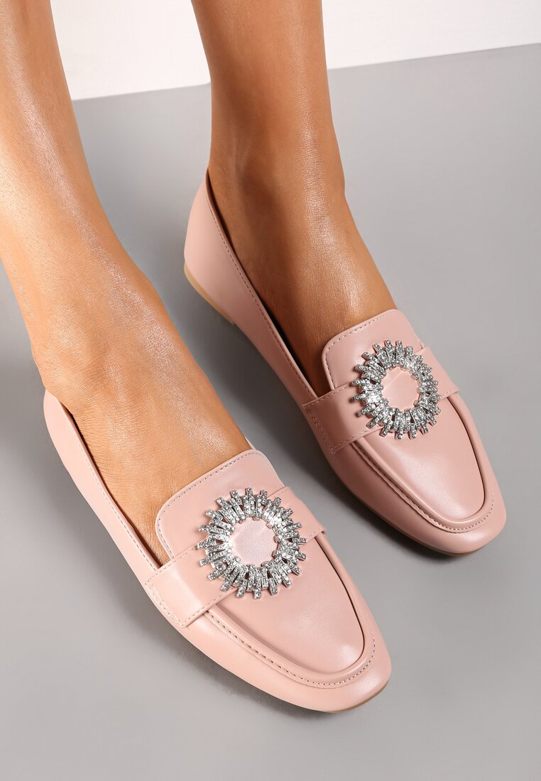 Mocasini roz Lizzi