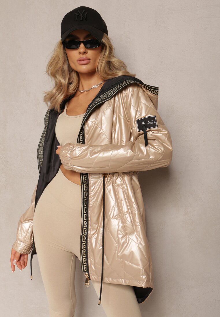 Geacă Aurie Matlasată Diomasio