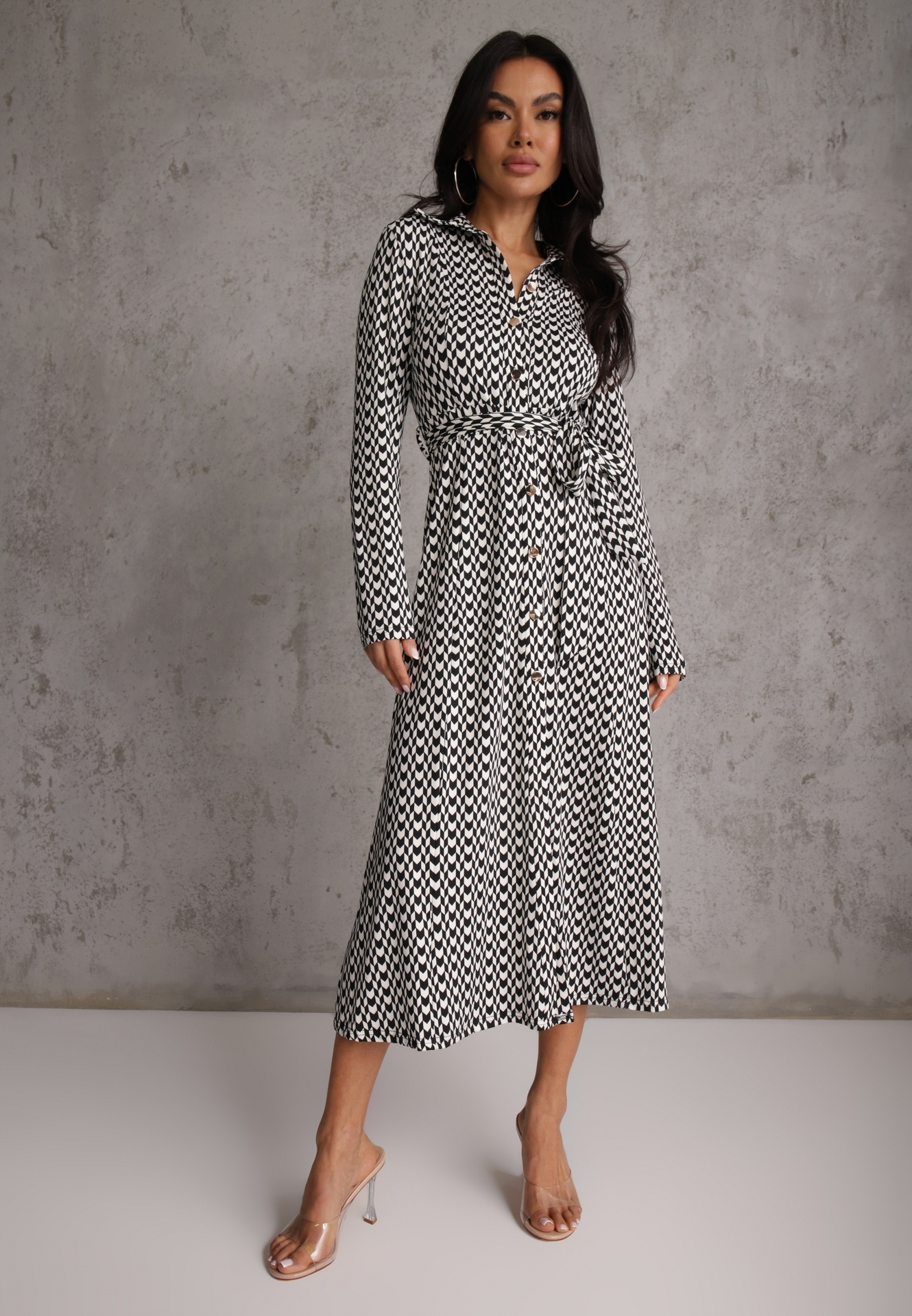 Rochie Neagră Evazată Nobo