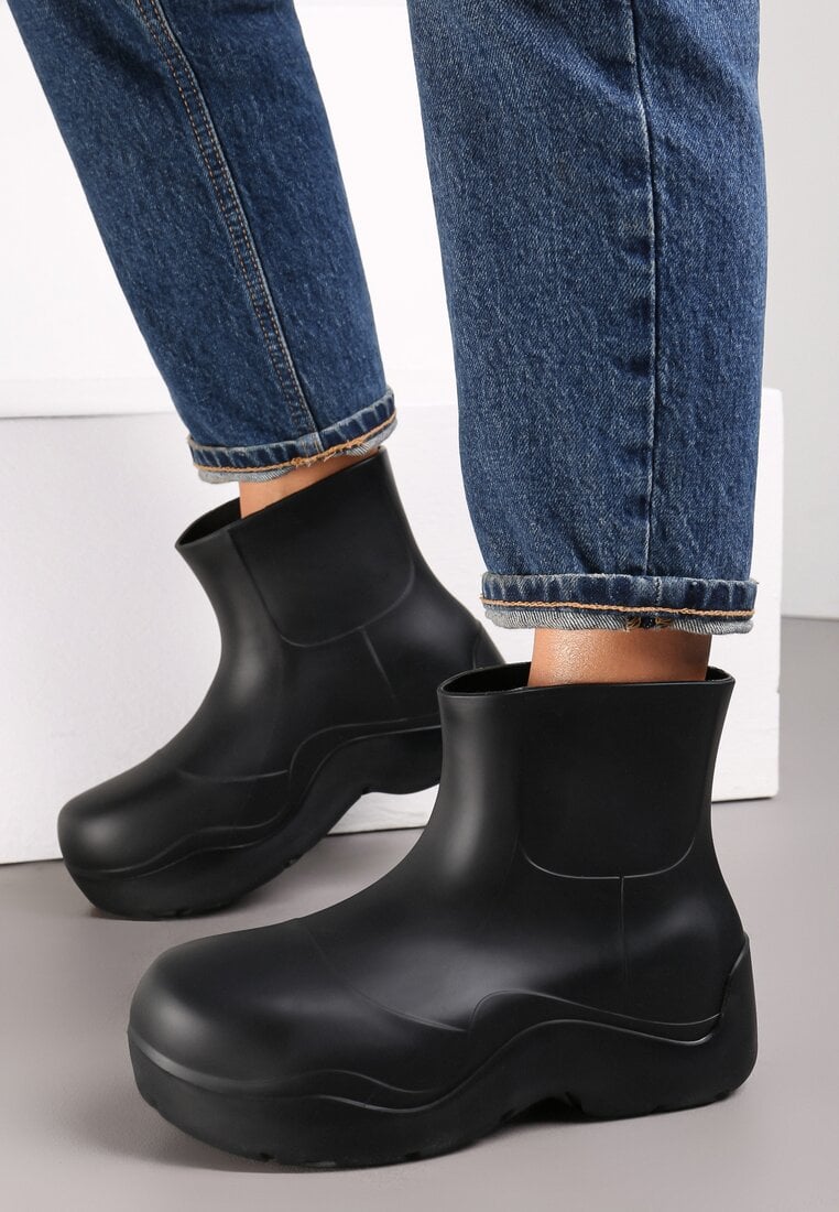 Cizme de cauciuc Negre Demelza