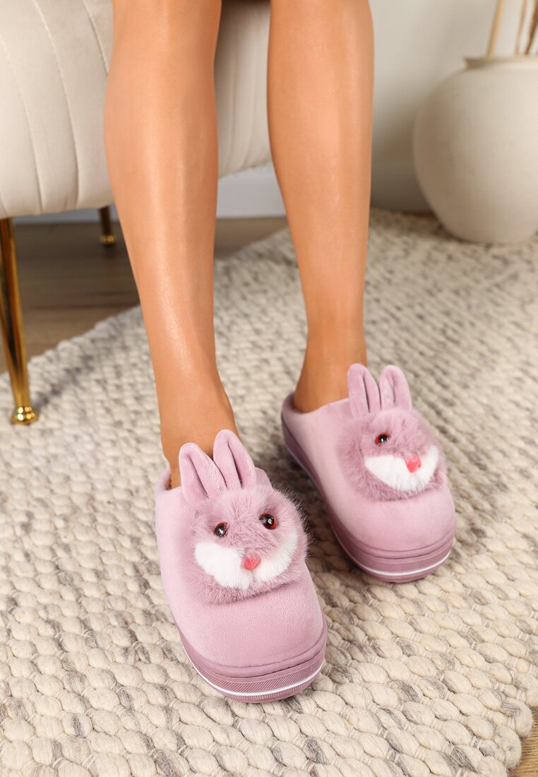 Papuci Roz cu Talpă Groasă Pisces