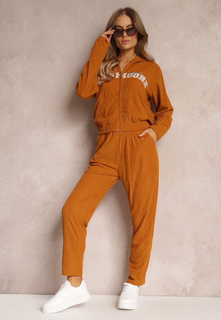 Set Trening din 2 piese Reiat Maro cu bluză și pantaloni Eirso