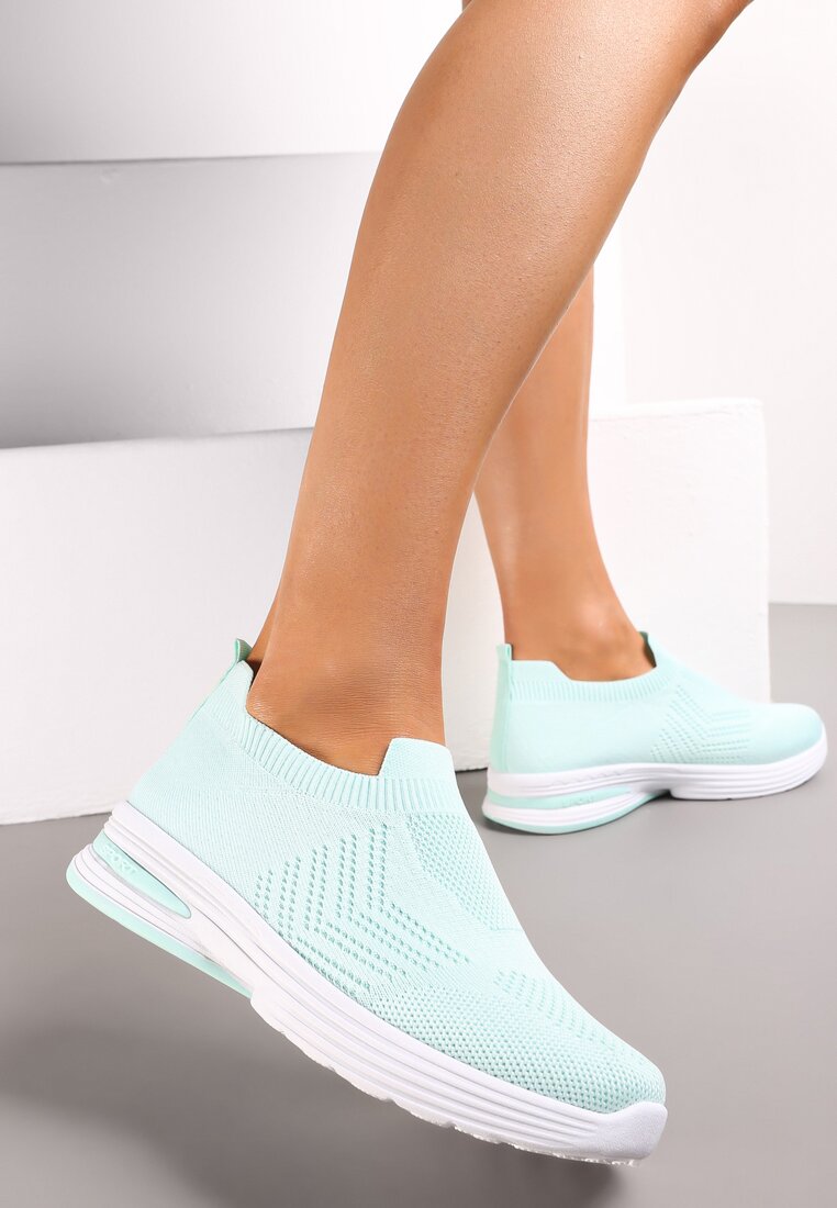 Verzi Slip-on Pantofi Sport cu talpă plată Sheina