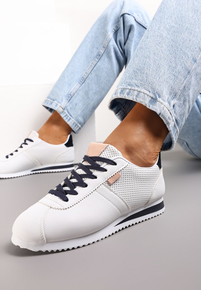 Adidași Alb-Roz cu Cusături Phyrise