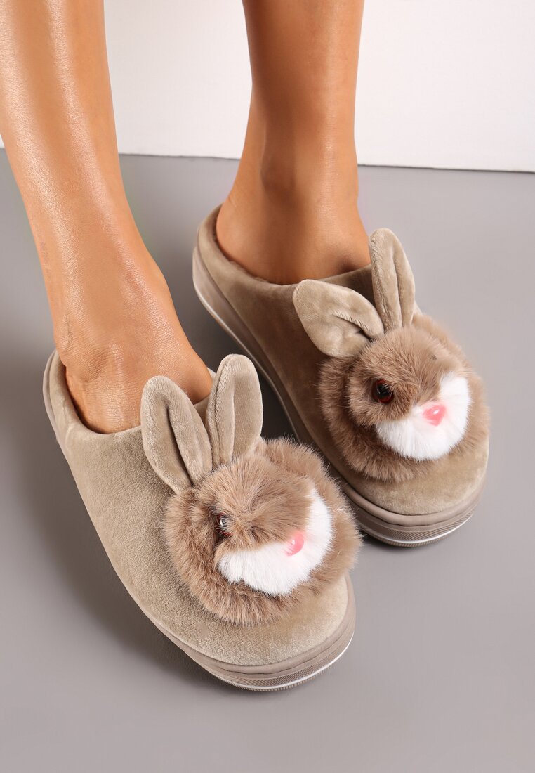 Papuci Bej închis pe Talpă Groasă Pisces