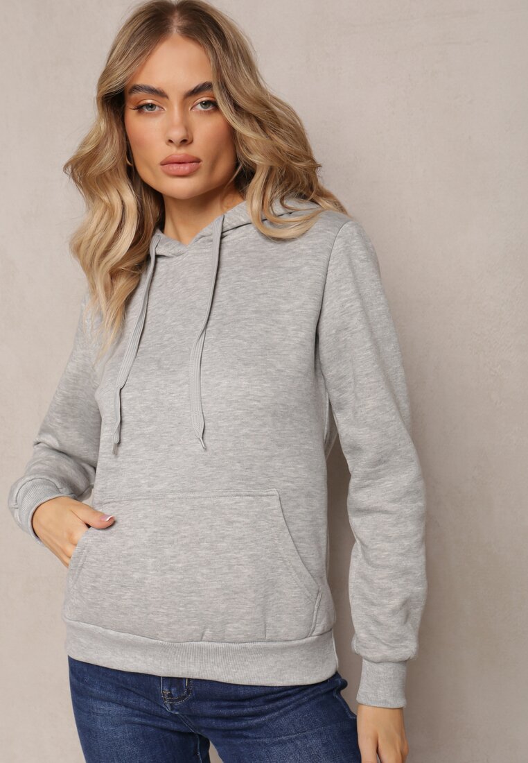 Bluză cu Glugă Gri Corbetes