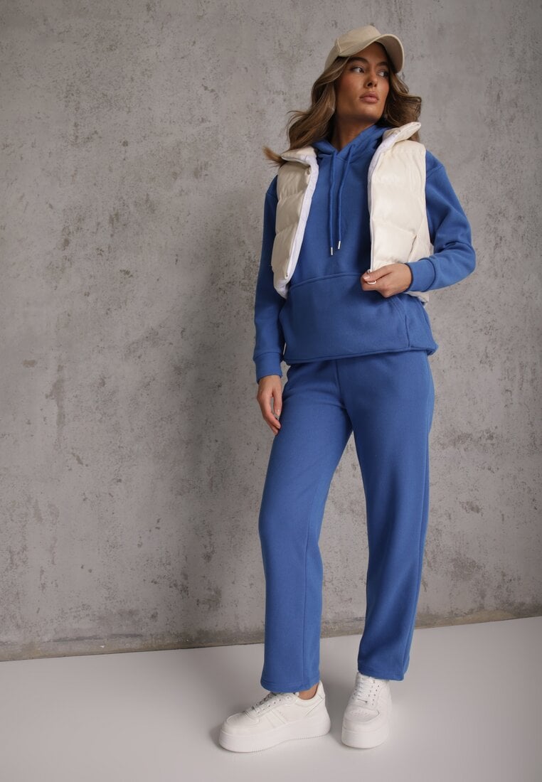 Set de trening Albastru 2 piese cu bluză și pantaloni Orifira