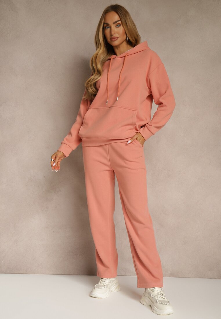 Set Trening din 2 piese Portocaliu cu Bluză și Pantaloni Orifira