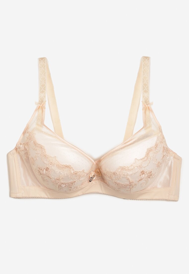 Sutien Bej cu Dantelă Suffa