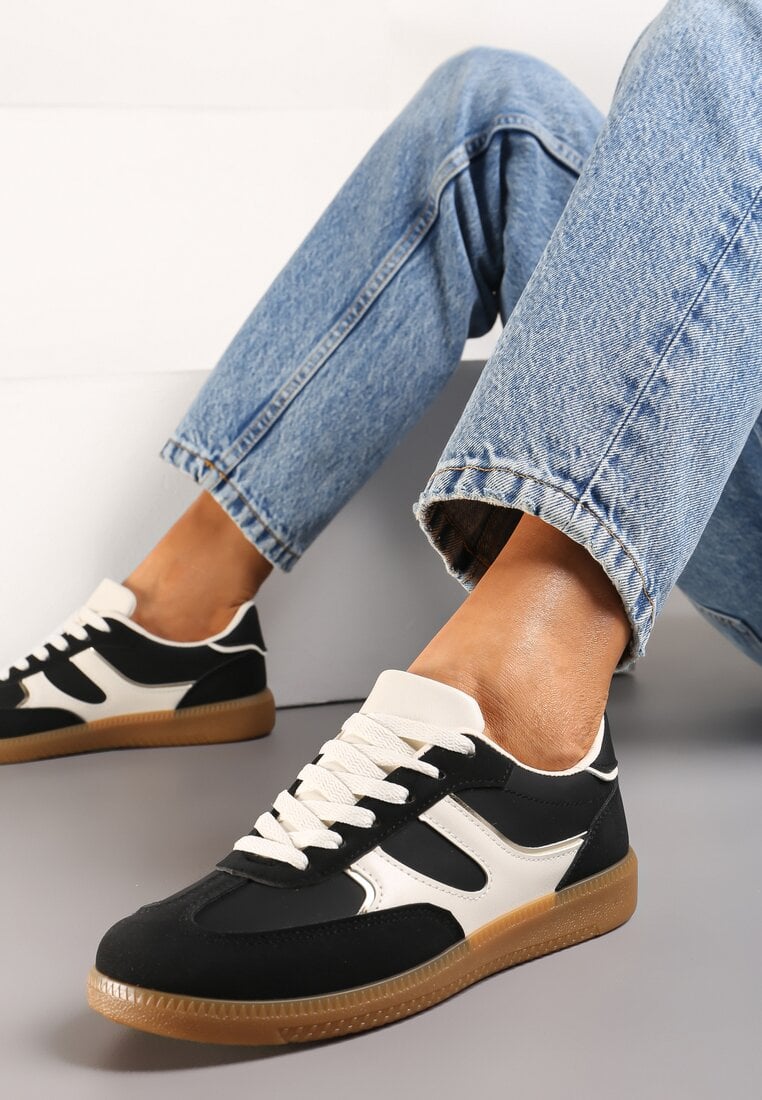 Adidași Negri tip tenisi Decorați cu inserții Ysalesa