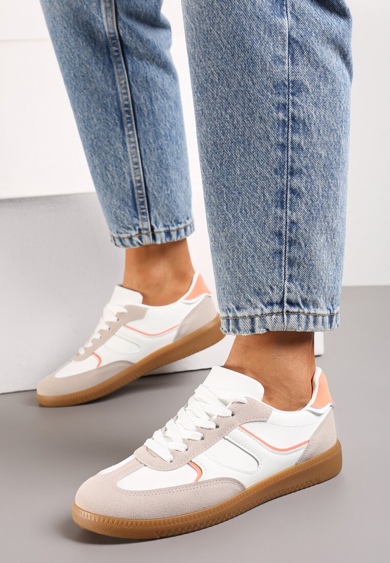 Adidași Teniși Bej închis Decorați Cu inserții Ysalesa