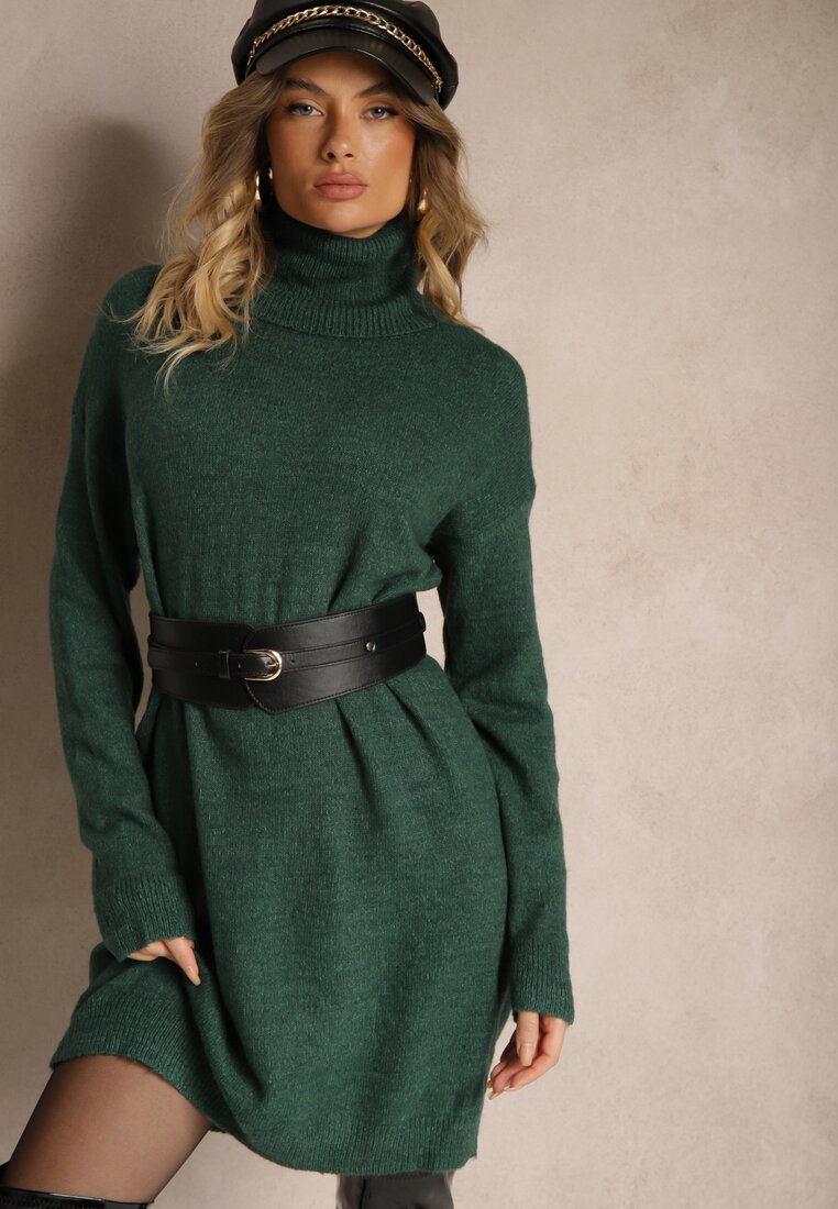 Rochie Verde Tricotată Classificator