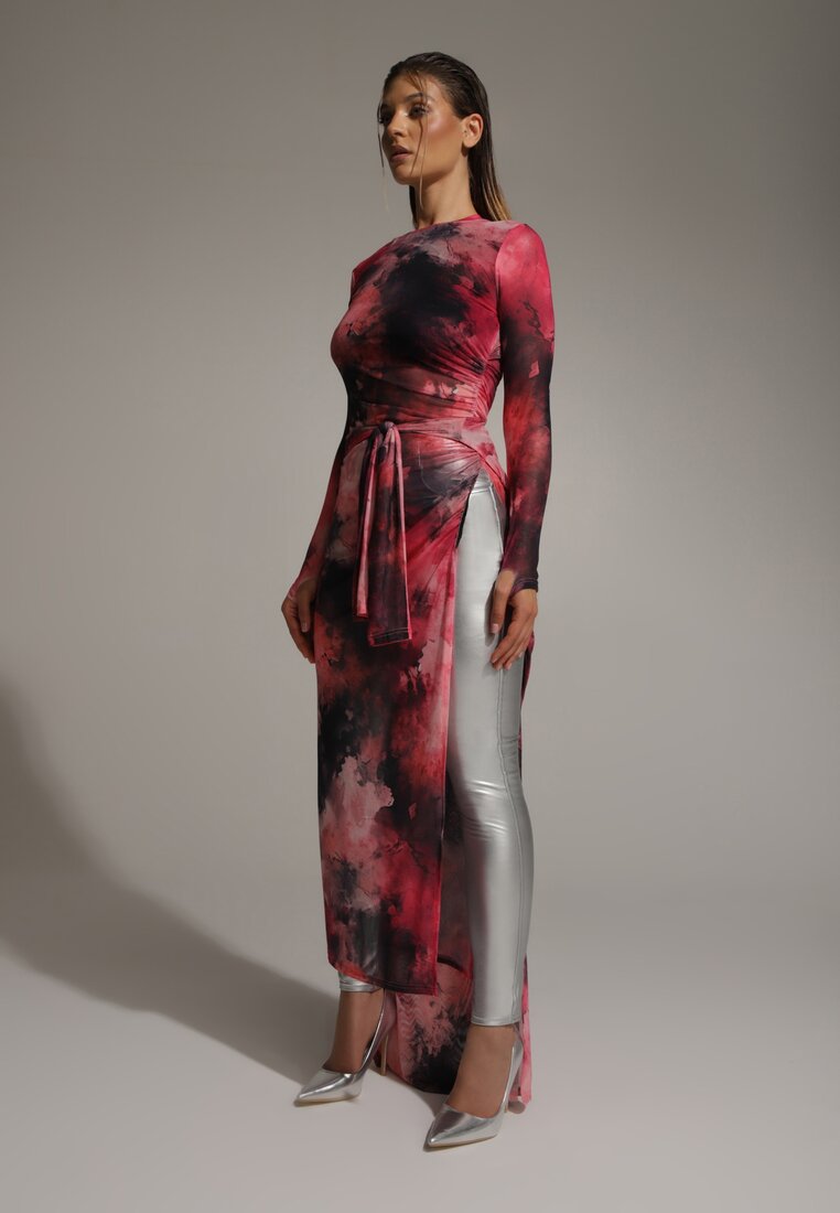 Pantaloni Argintii skinny din piele ecologică Zorlemi