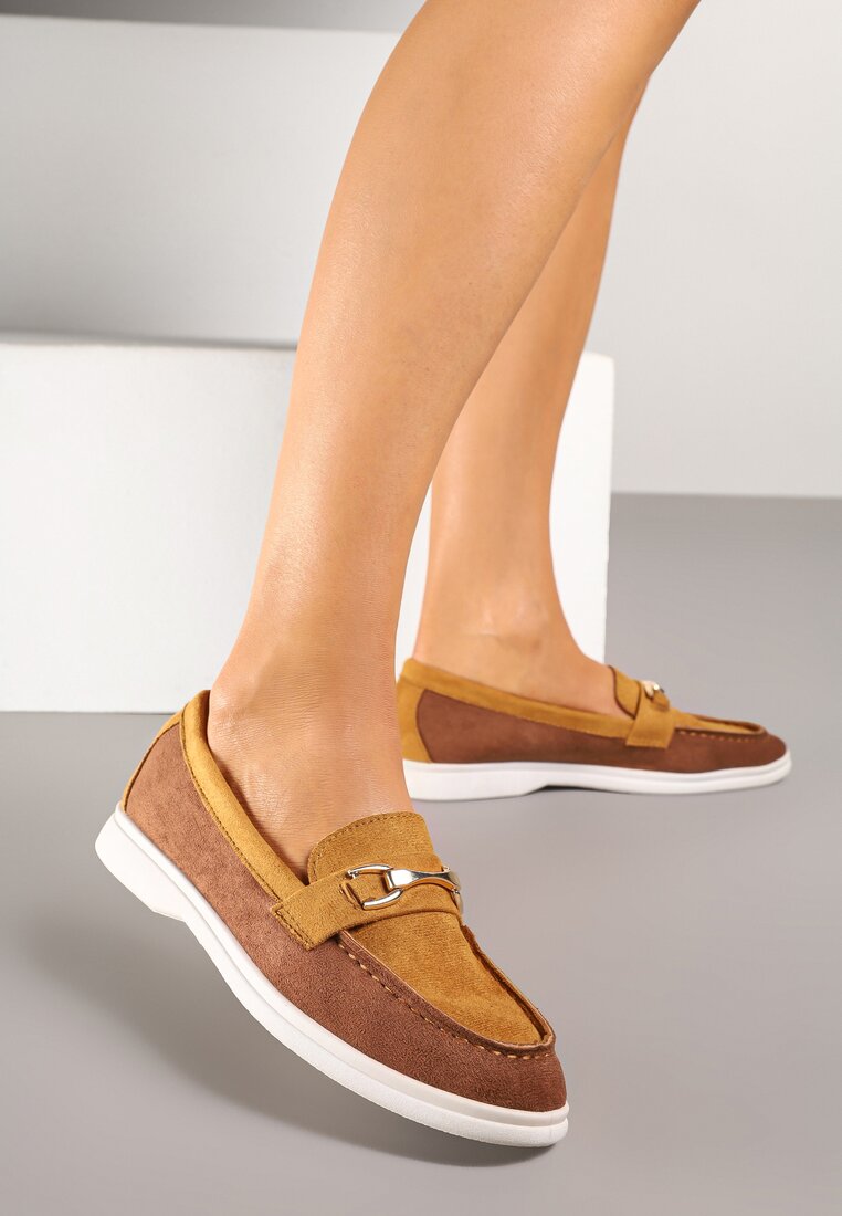 Mocasini Maro cu Oznă Metalică Ellianta