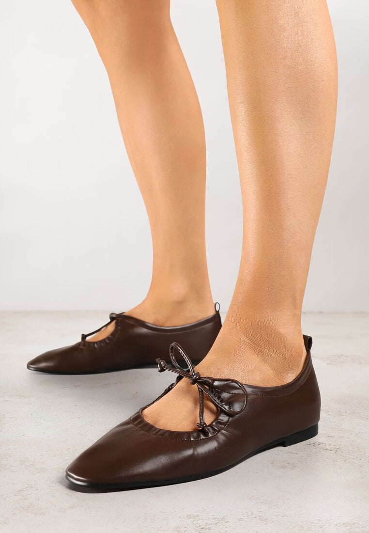 Balerini Maro cu legături din șnur Juliessa