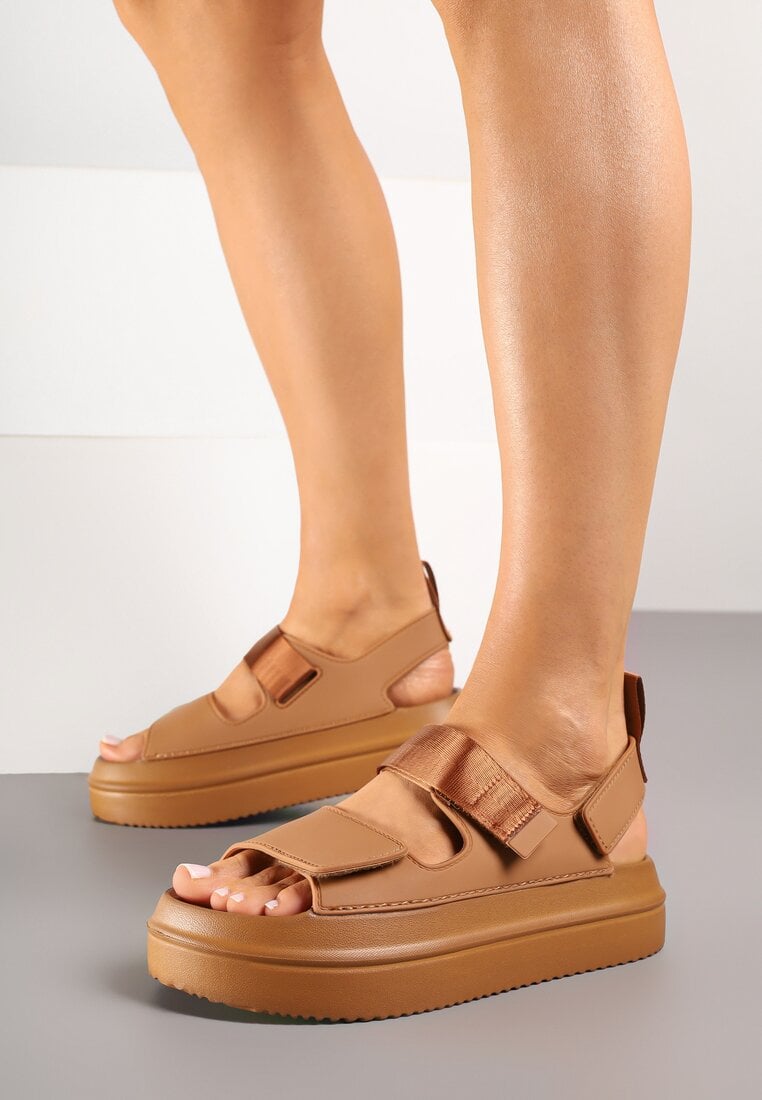 Sandale Maro Stil Chunky pe Platformă din Spumă cu Scai Vinamia