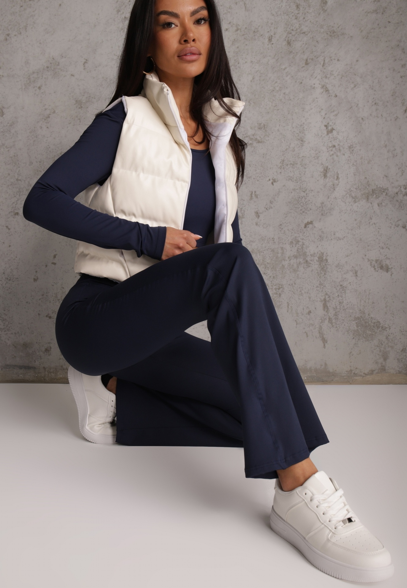 Colanți Clopot Bleumarin Talie înaltă Orruvana