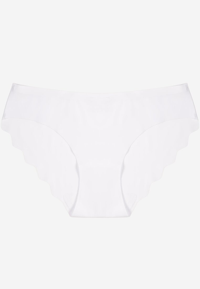 Chiloți Albi cu finisaj fără cusături Dolitia